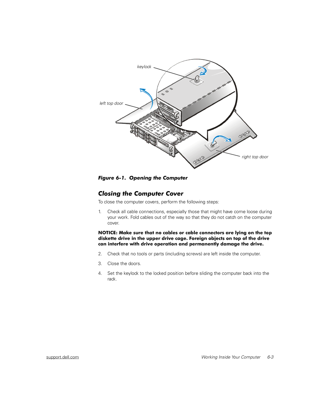 Dell 2450 manual Orvlqjwkh&Rpsxwhu&Ryhu 