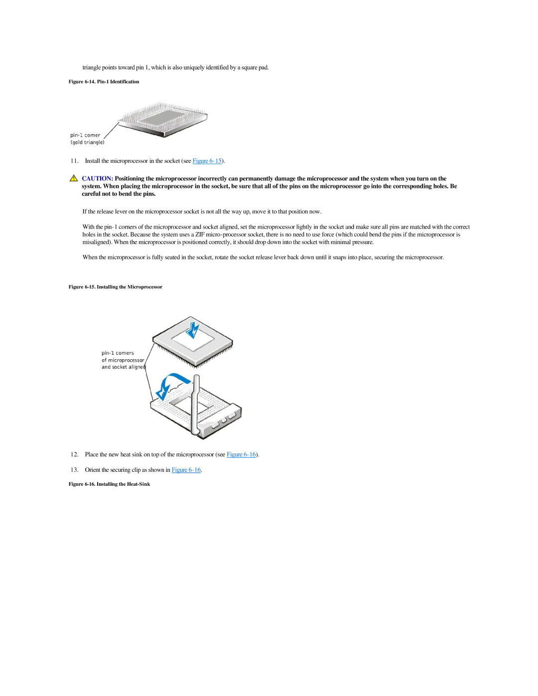 Dell 2500 manual Pin-1 Identification 