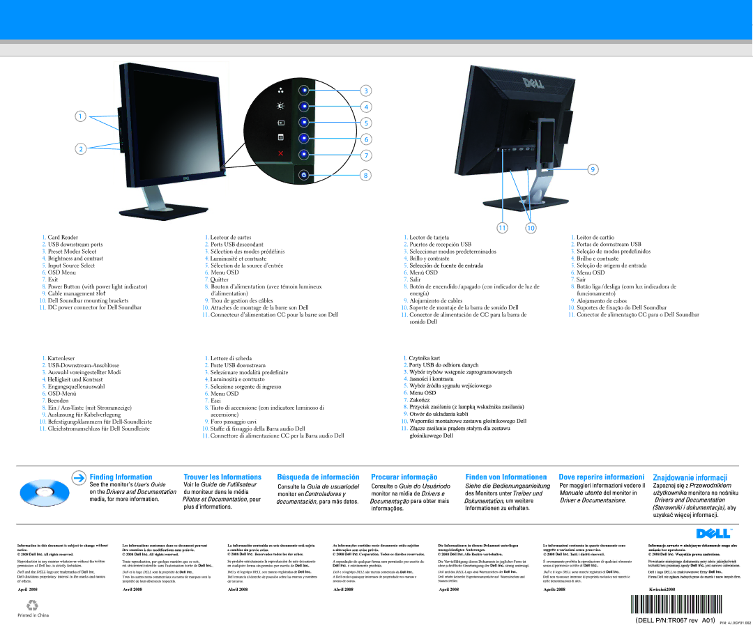 Dell 2709W manual 