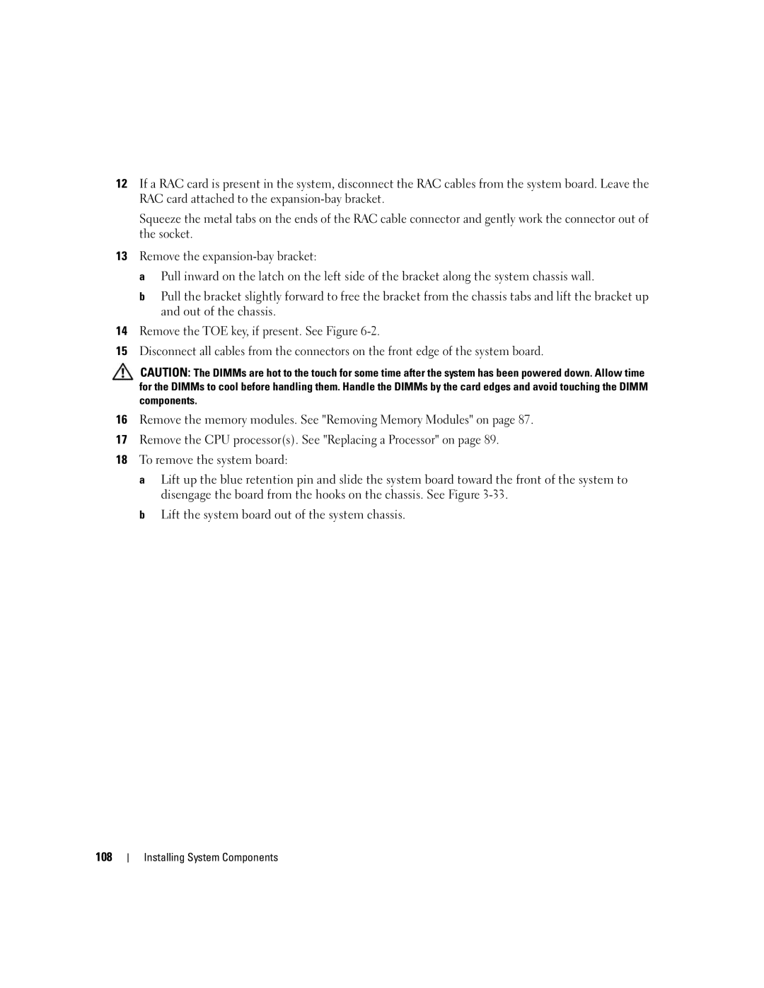 Dell 2900 owner manual Installing System Components 