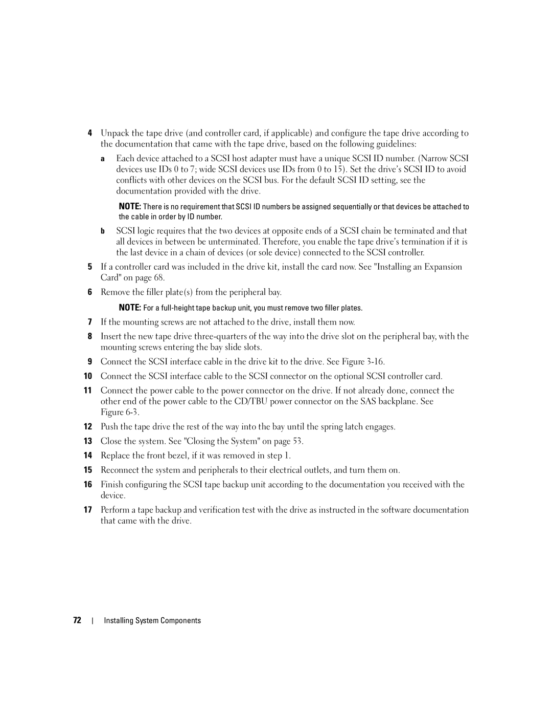 Dell 2900 owner manual Installing System Components 