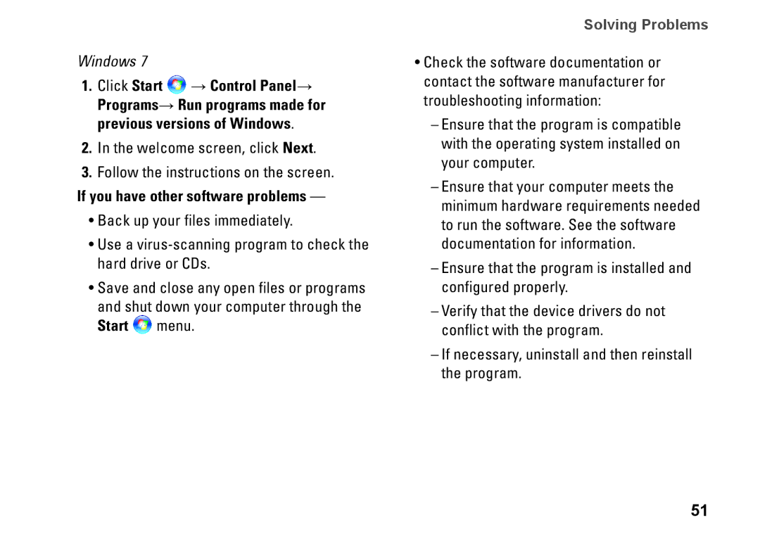 Dell N4010, P11G001, 02T7WRA02 setup guide Welcome screen, click Next 