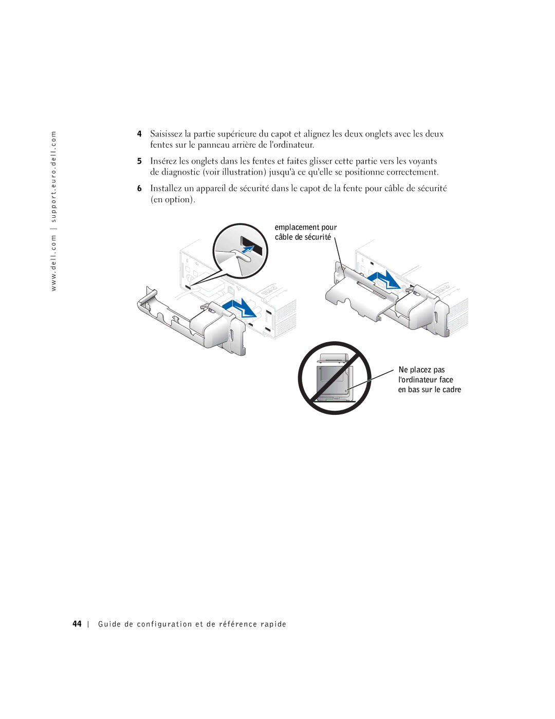 Dell 2U454, DCT manual Guide de configuration et de référence rapide 