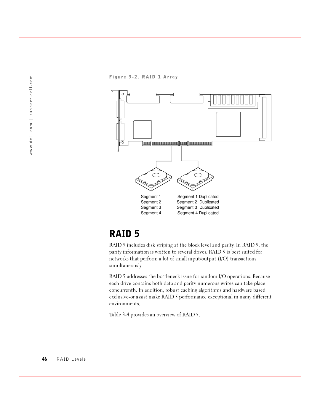 Dell manual G u r e 3 2 . R a I D 1 a r r a y 