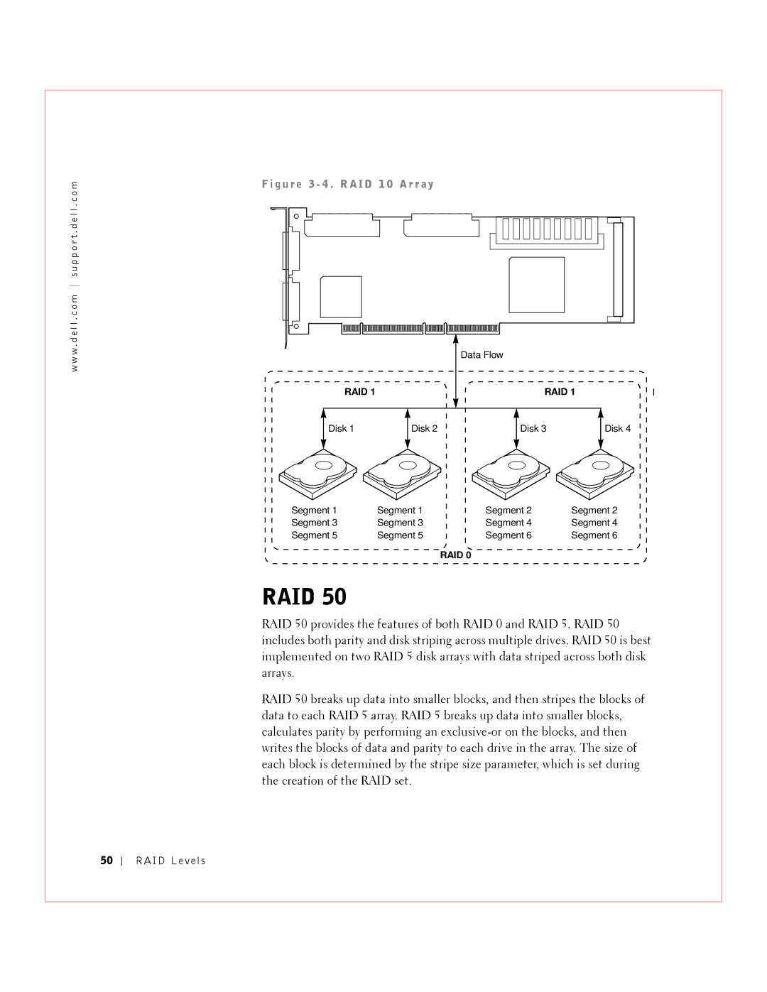 Dell manual G u r e 3 4 . R a I D 1 0 a r r a y 