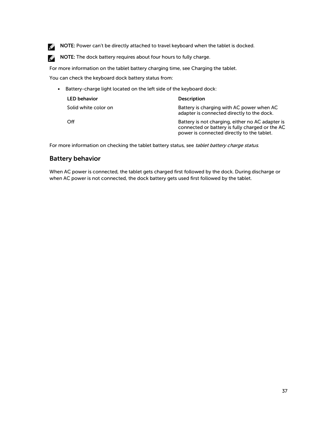 Dell Nov-39, 30-Nov manual Battery behavior 