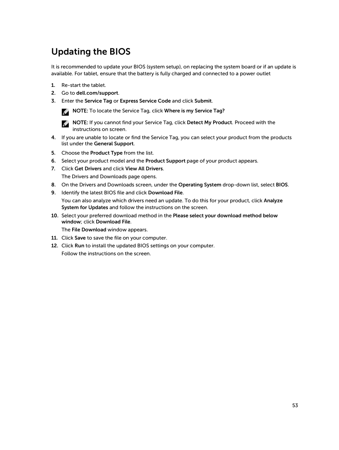 Dell Nov-39, 30-Nov manual Updating the Bios 