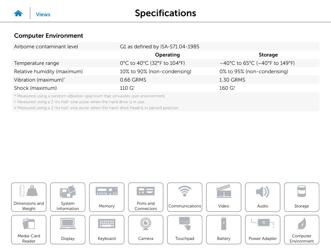 Dell 3000 Series specifications Computer Environment 