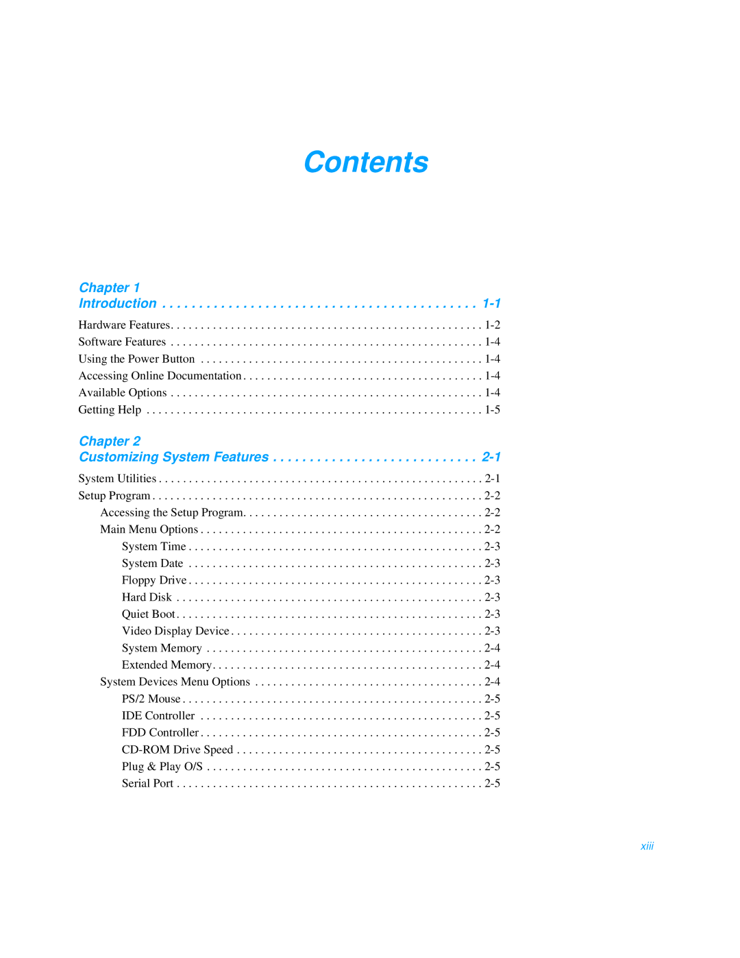 Dell 3000 manual Contents 