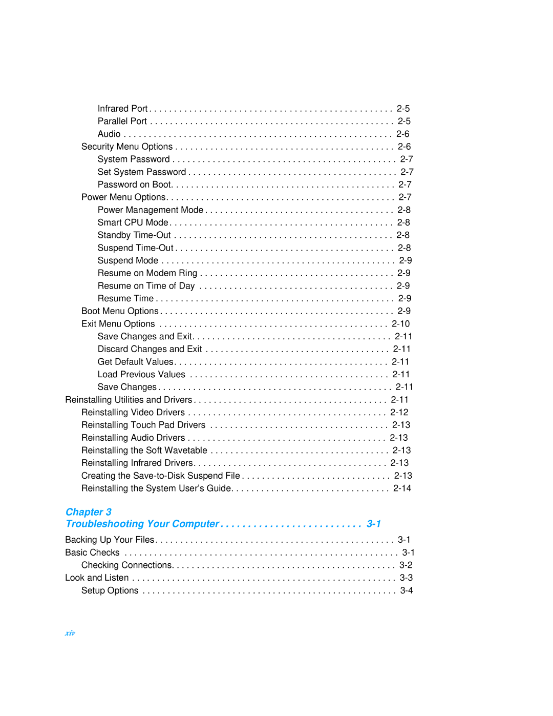 Dell 3000 manual Chapter Troubleshooting Your Computer 