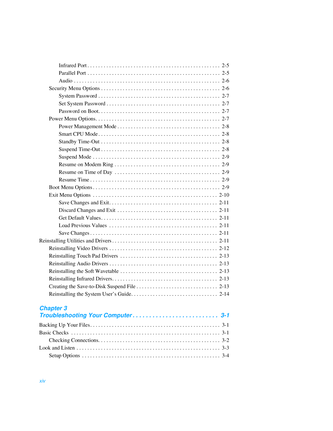 Dell 3000 manual Chapter Troubleshooting Your Computer 