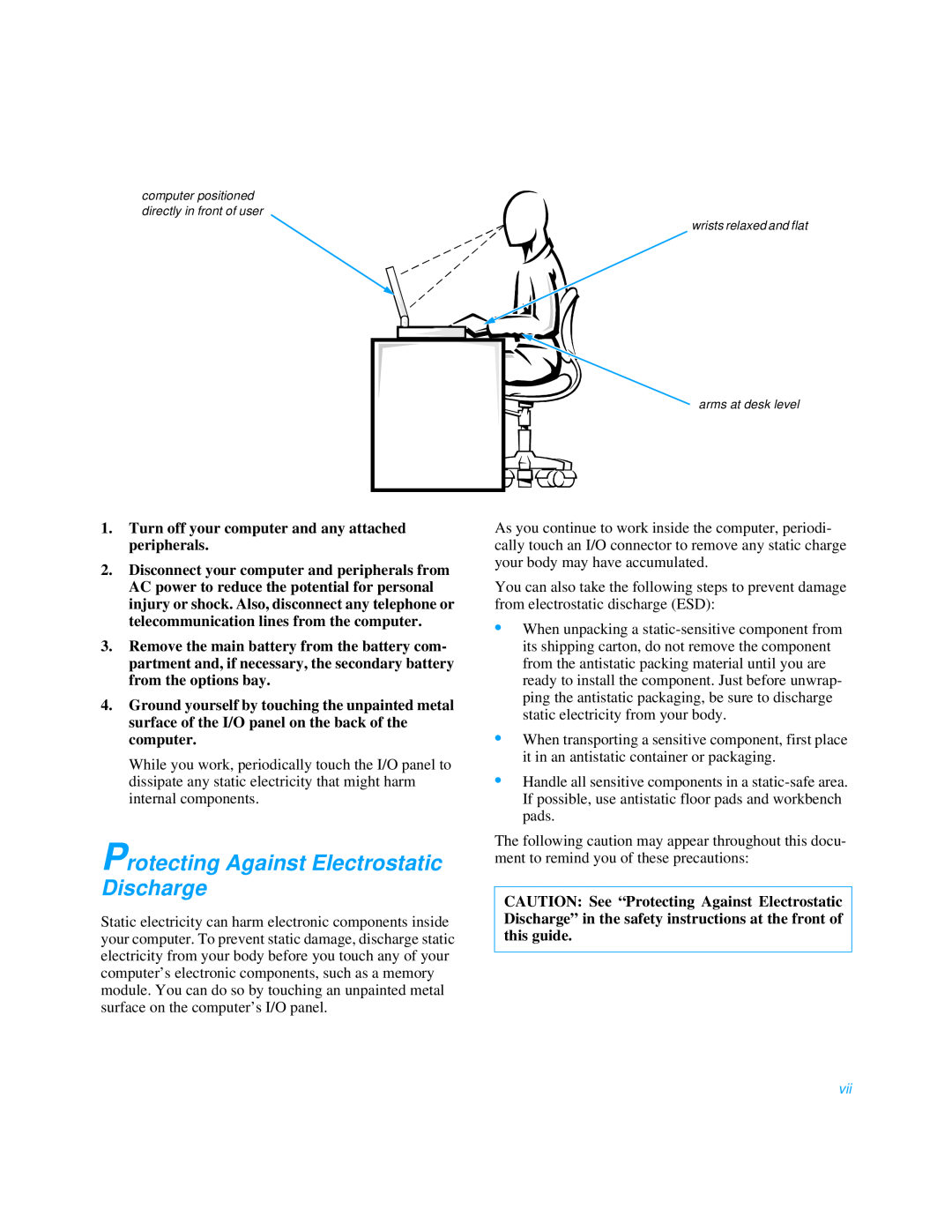Dell 3000 manual Protecting Against Electrostatic Discharge 