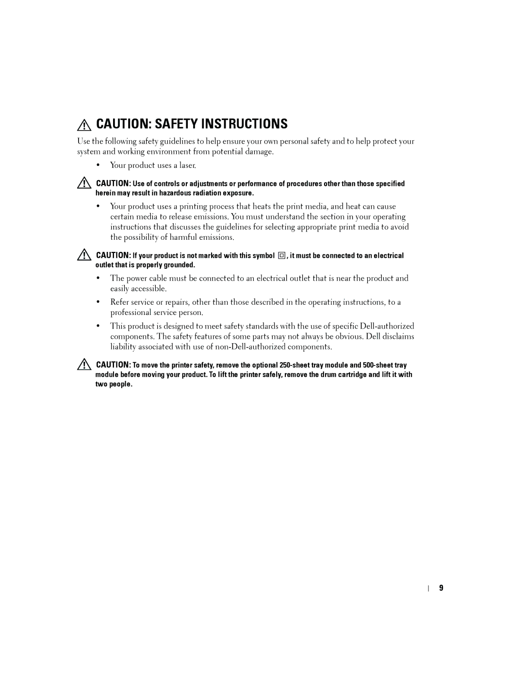 Dell 3000cn owner manual 