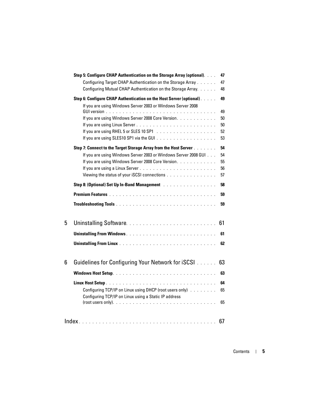 Dell 3000i manual Guidelines for Configuring Your Network for iSCSI 