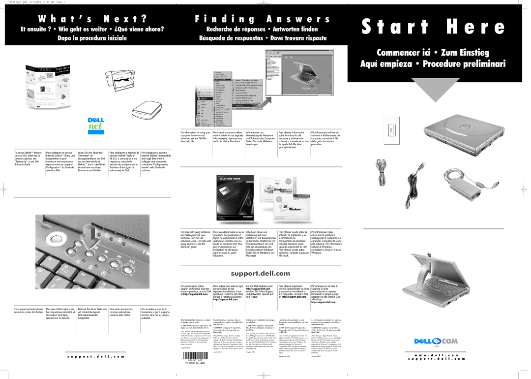 Dell 30YXY manual Computer hardware Software, see the Tell Me How help file, Informationen zur Verwendung der Hardware 