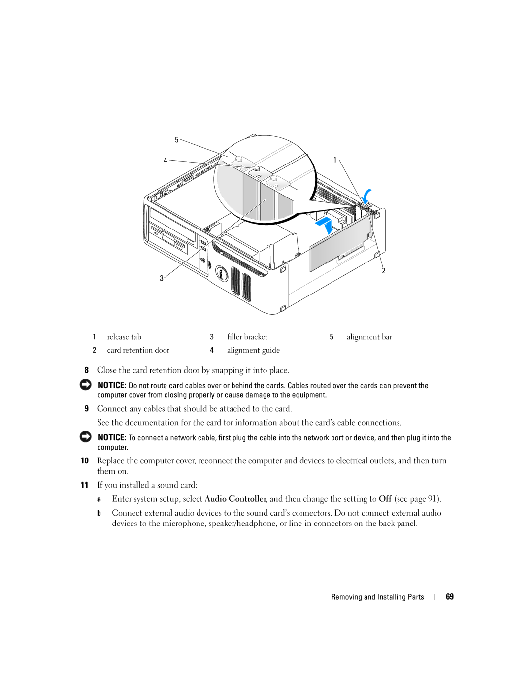 Dell 3100C owner manual Removing and Installing Parts 