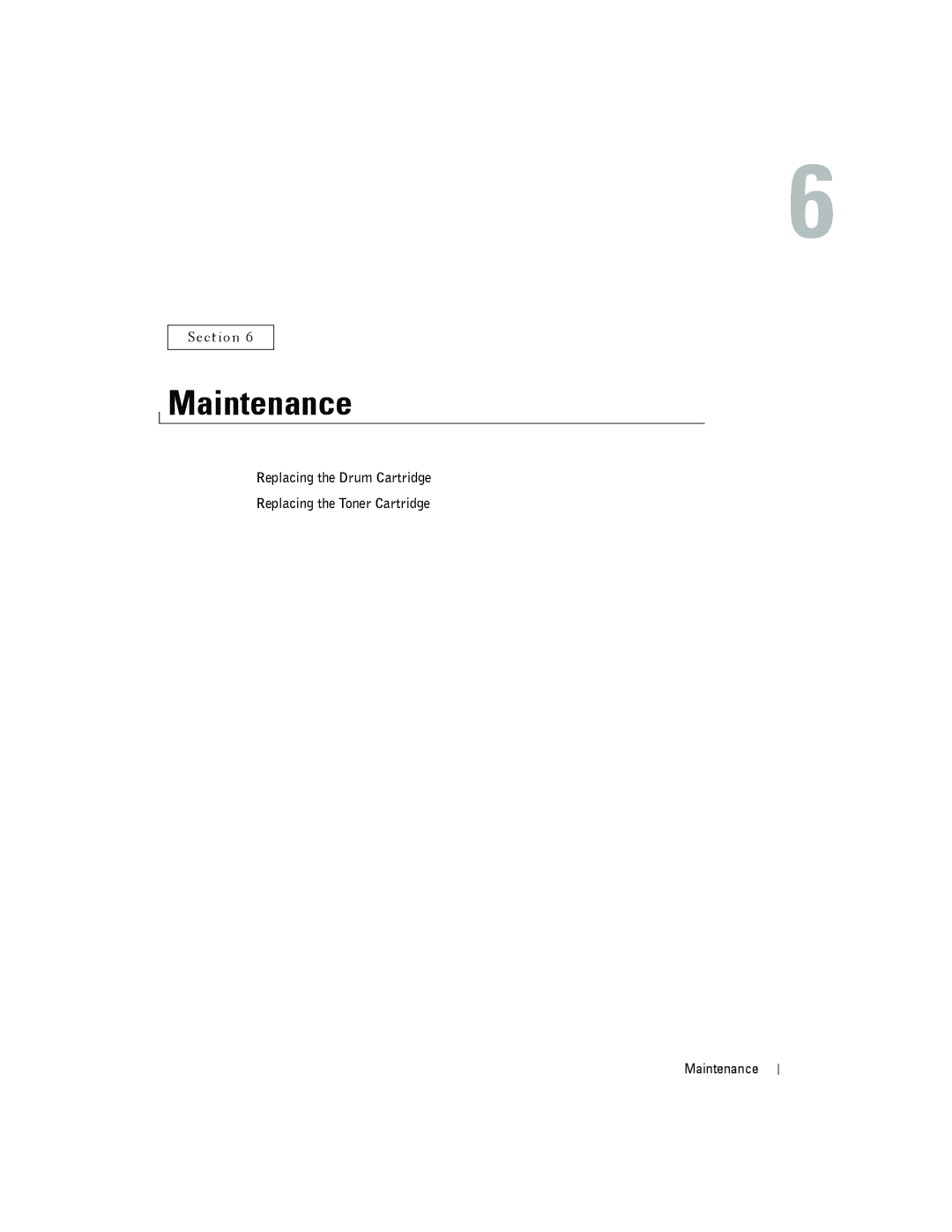 Dell 3100cn owner manual Maintenance 