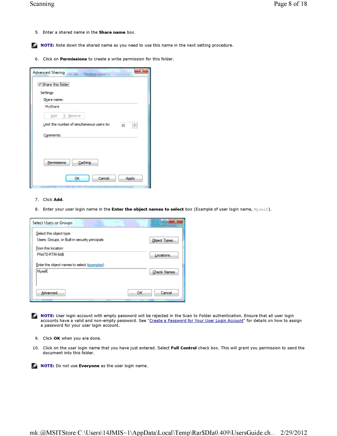 Dell 3115CN manual Scanning 