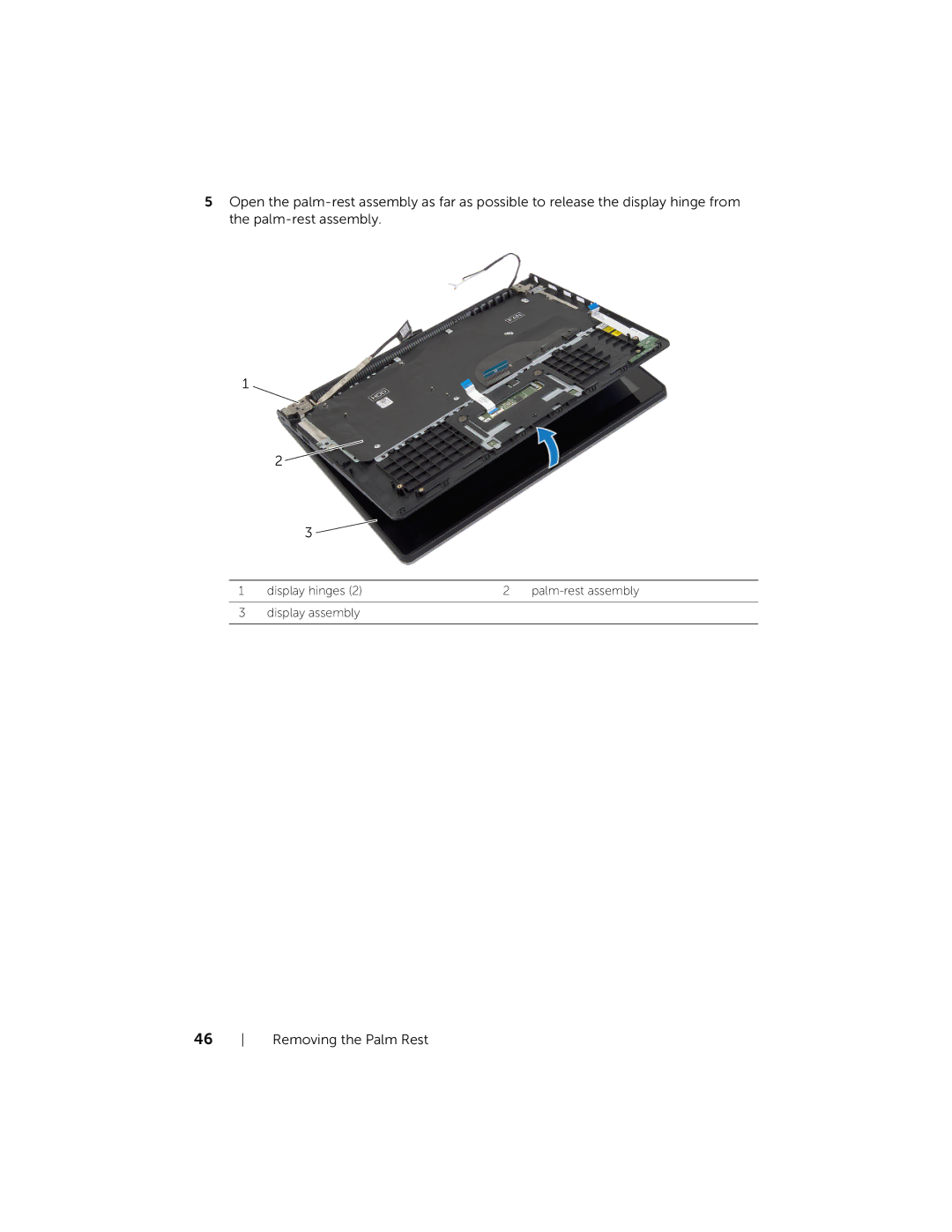 Dell 3137, P19T001 owner manual Display hinges 