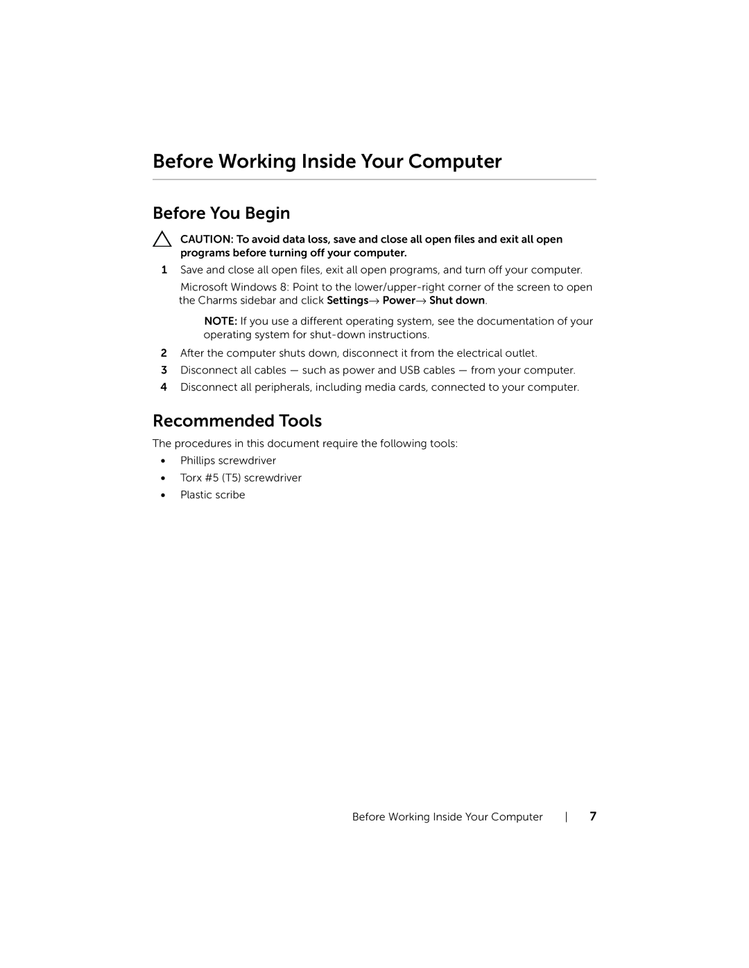 Dell P19T001, 3137 owner manual Before Working Inside Your Computer, Before You Begin 