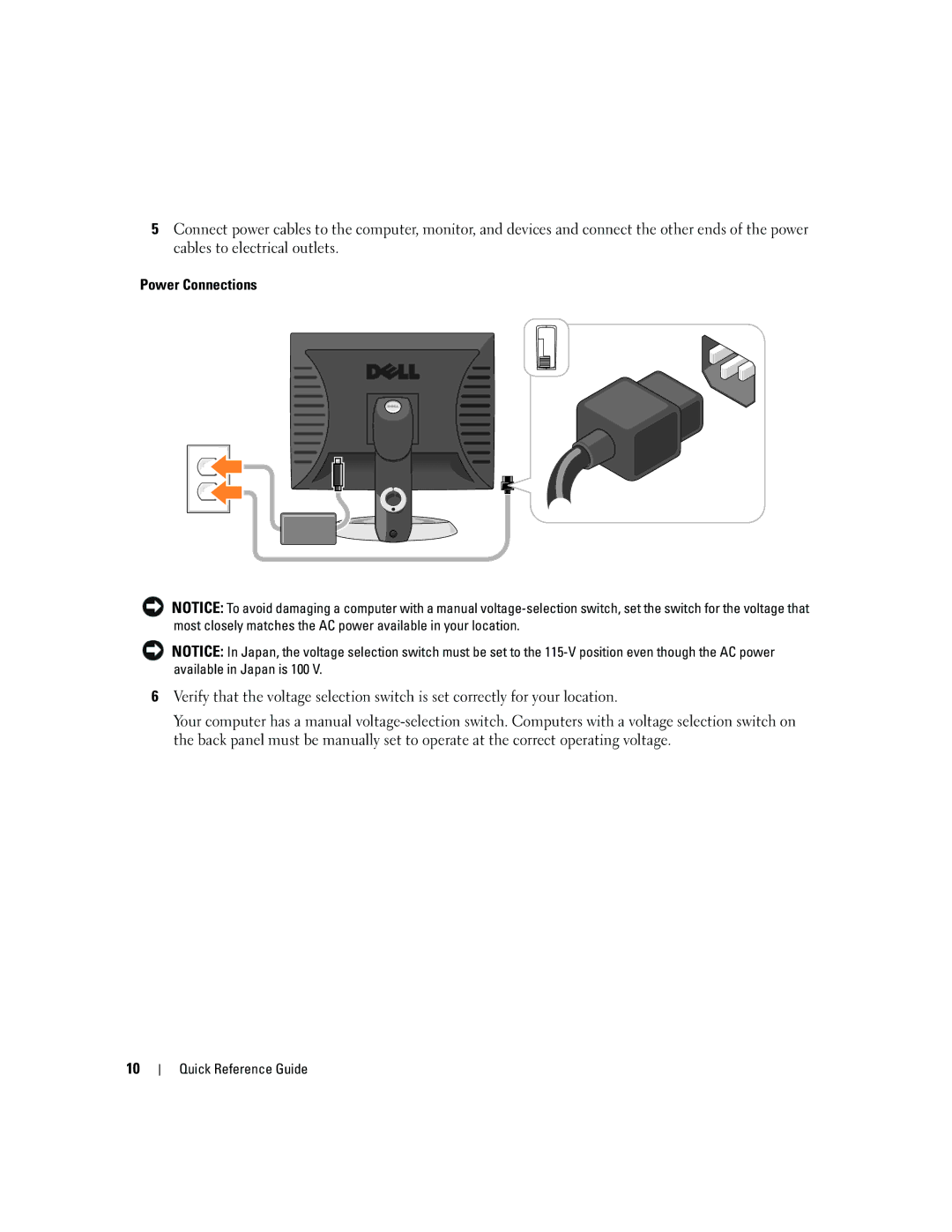 Dell 320 manual Quick Reference Guide 