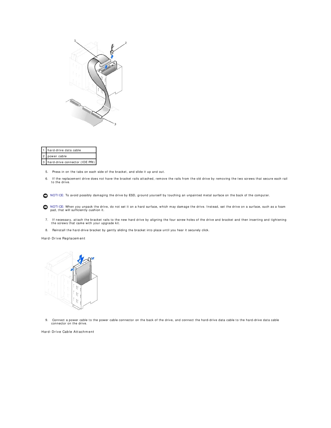 Dell 340 manual Hard-Drive Replacement 