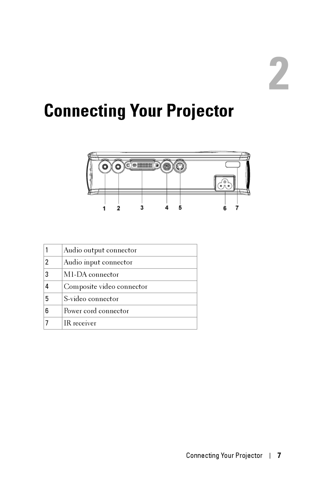 Dell 3400MP owner manual Connecting Your Projector 