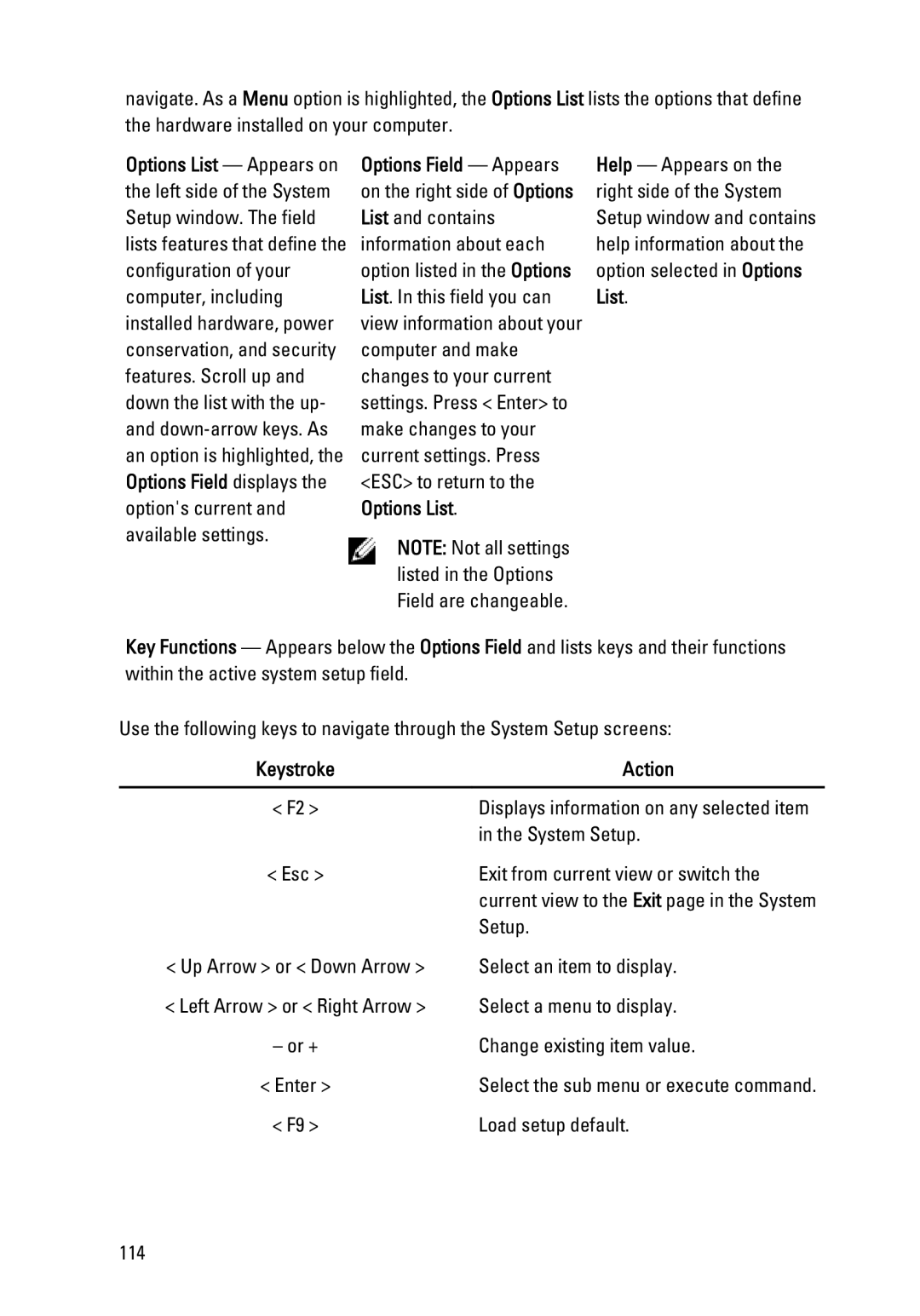 Dell 3450 owner manual Action 