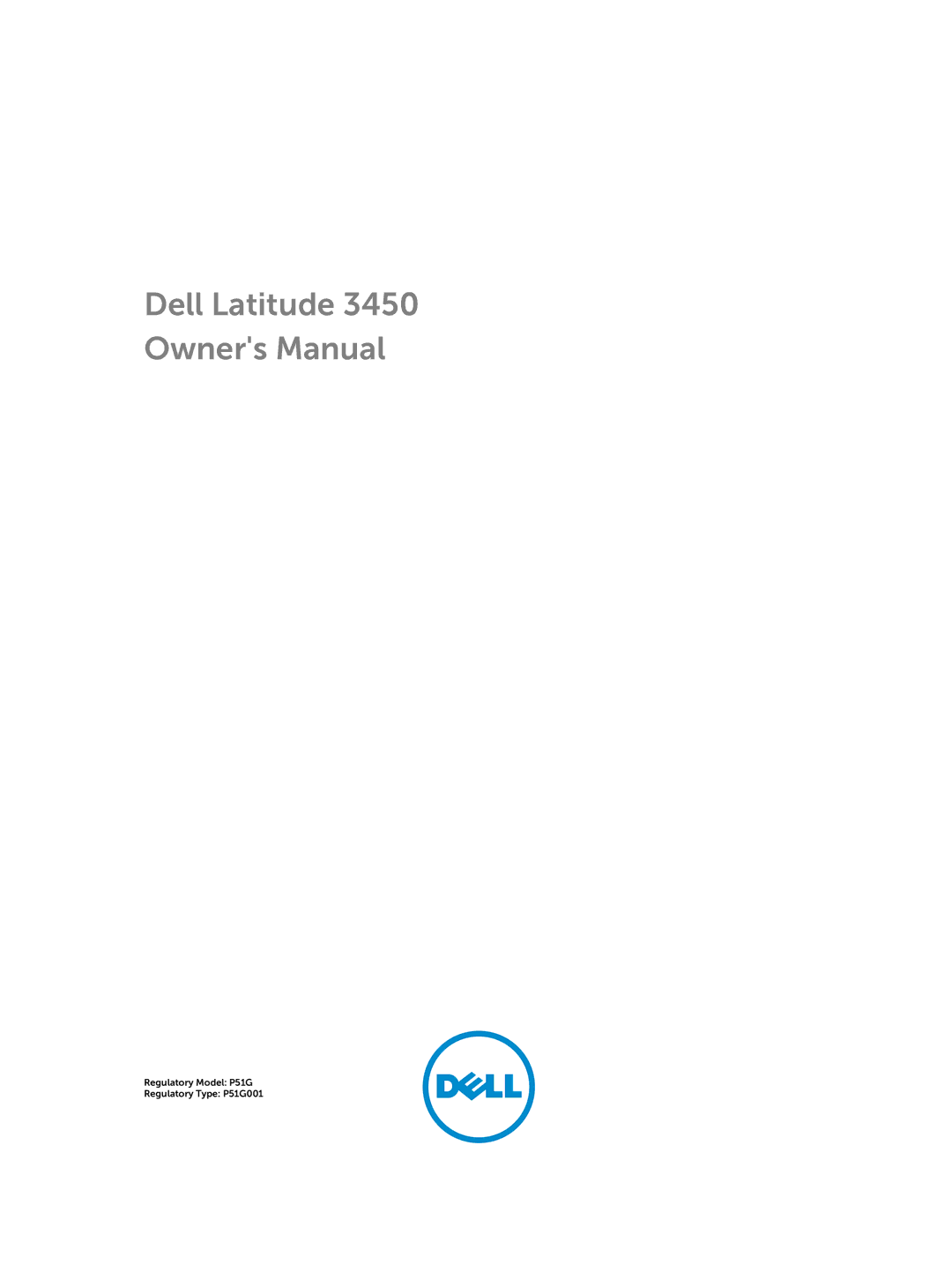 Dell 3450 owner manual Dell Latitude 