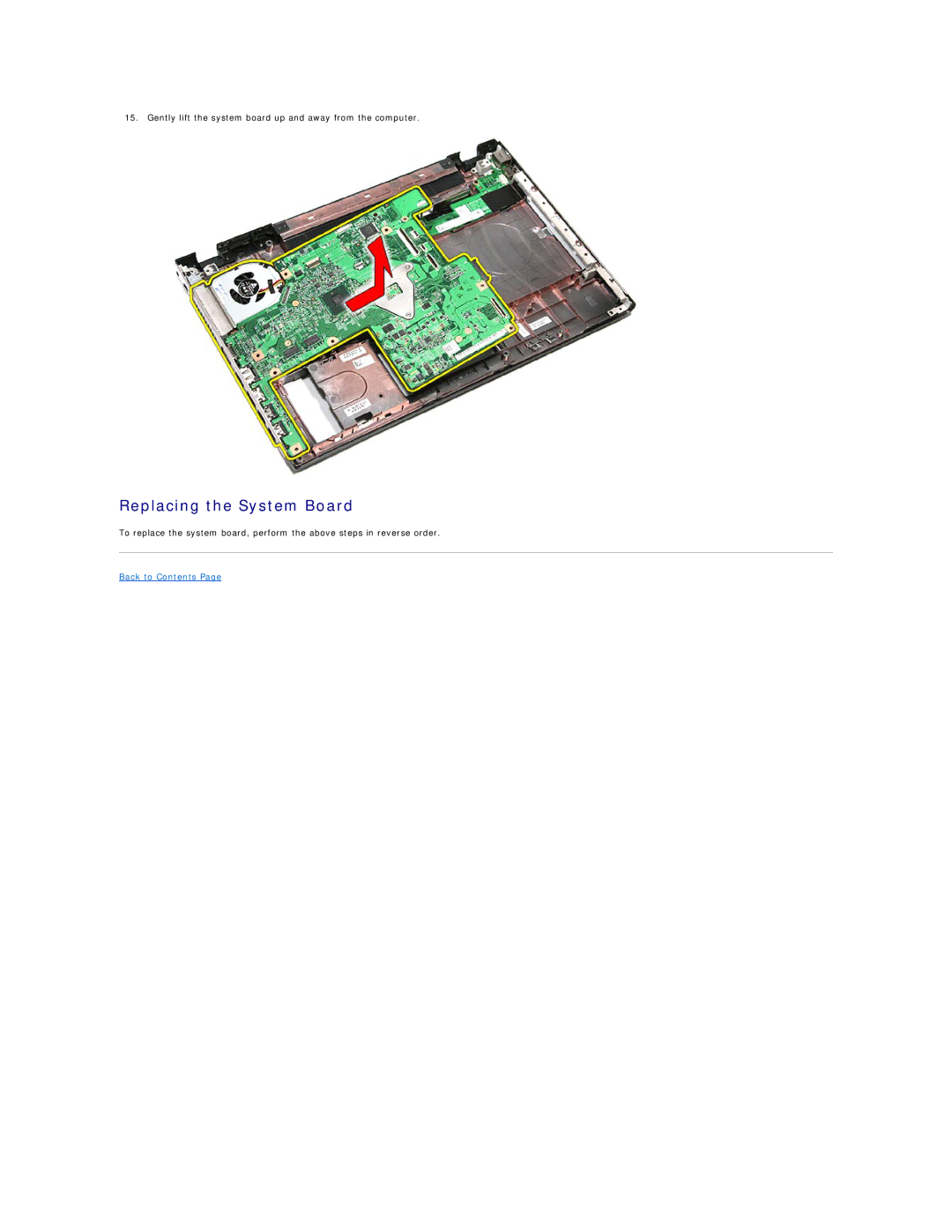 Dell 3500 specifications Replacing the System Board 