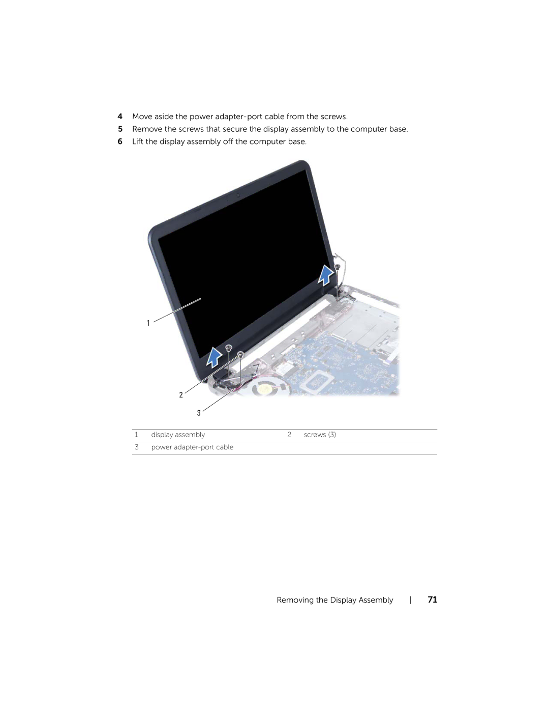 Dell 5521, 3521 manual Display assembly 