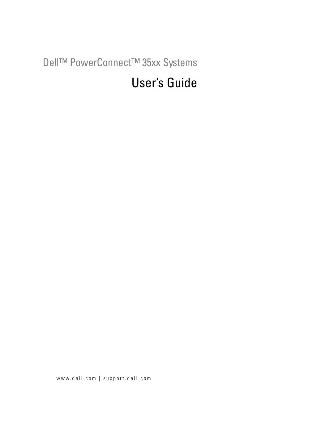 Dell 3548 manual User’s Guide 