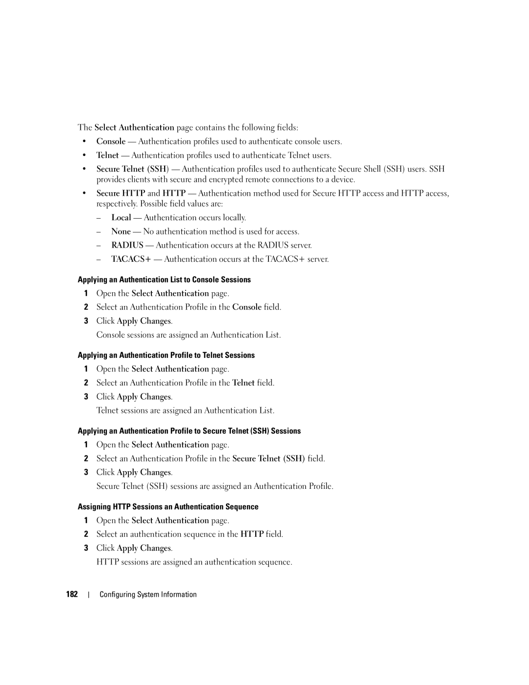 Dell 3548 manual Configuring System Information 