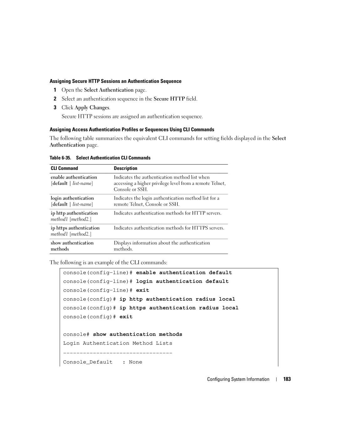 Dell 3548 manual ConsoleDefault None 