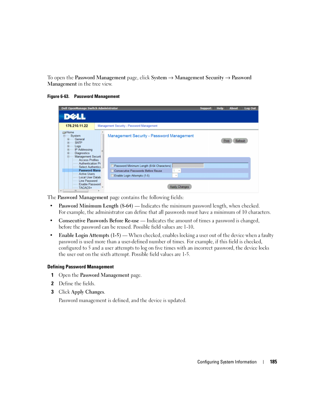 Dell 3548 manual 185 