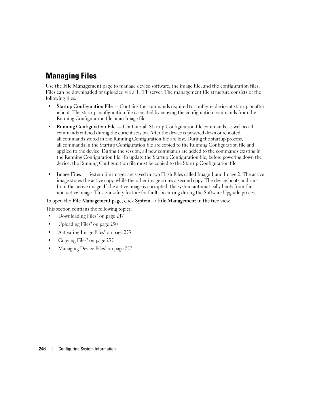 Dell 3548 manual Managing Files 