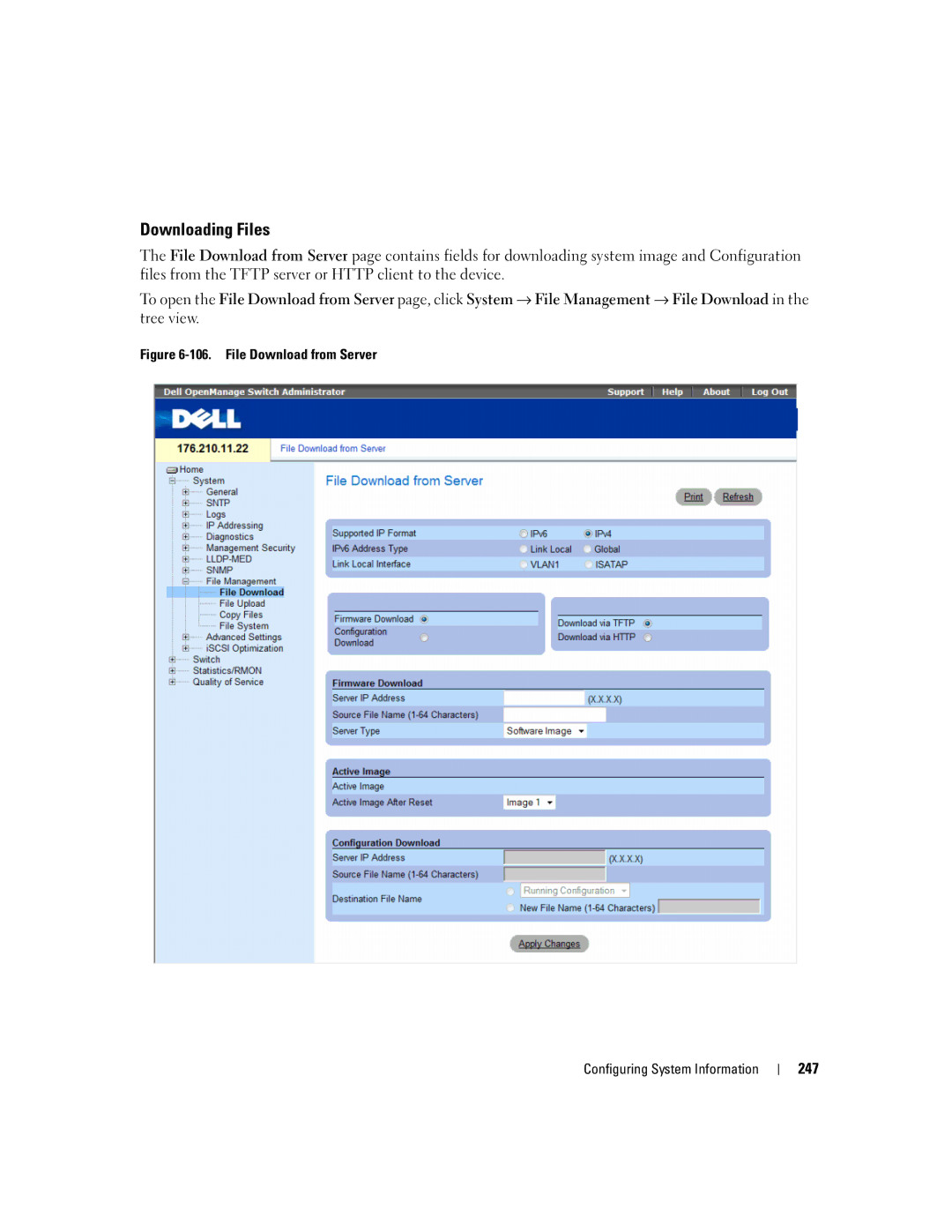 Dell 3548 manual Downloading Files 