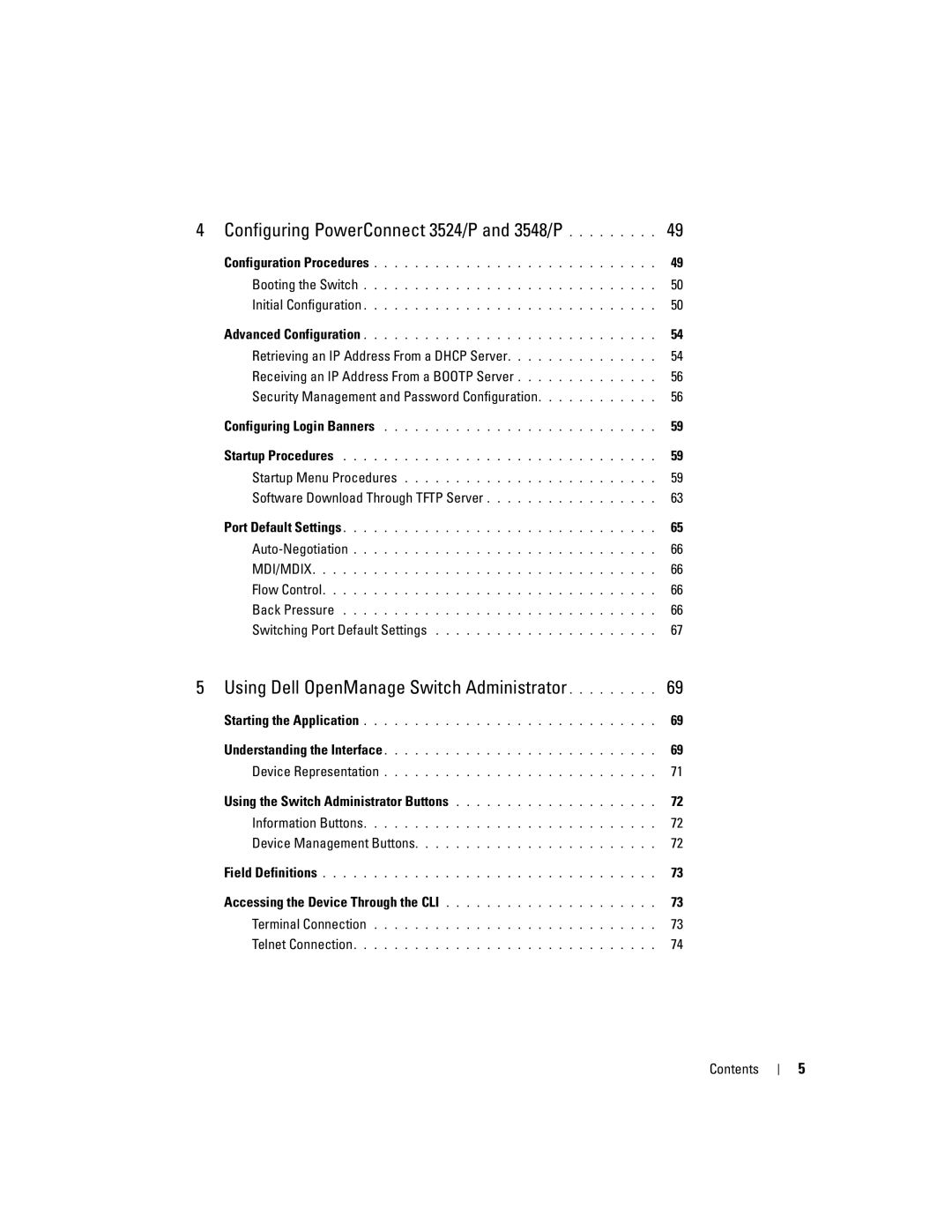 Dell manual Configuring PowerConnect 3524/P and 3548/P, Software Download Through Tftp Server 