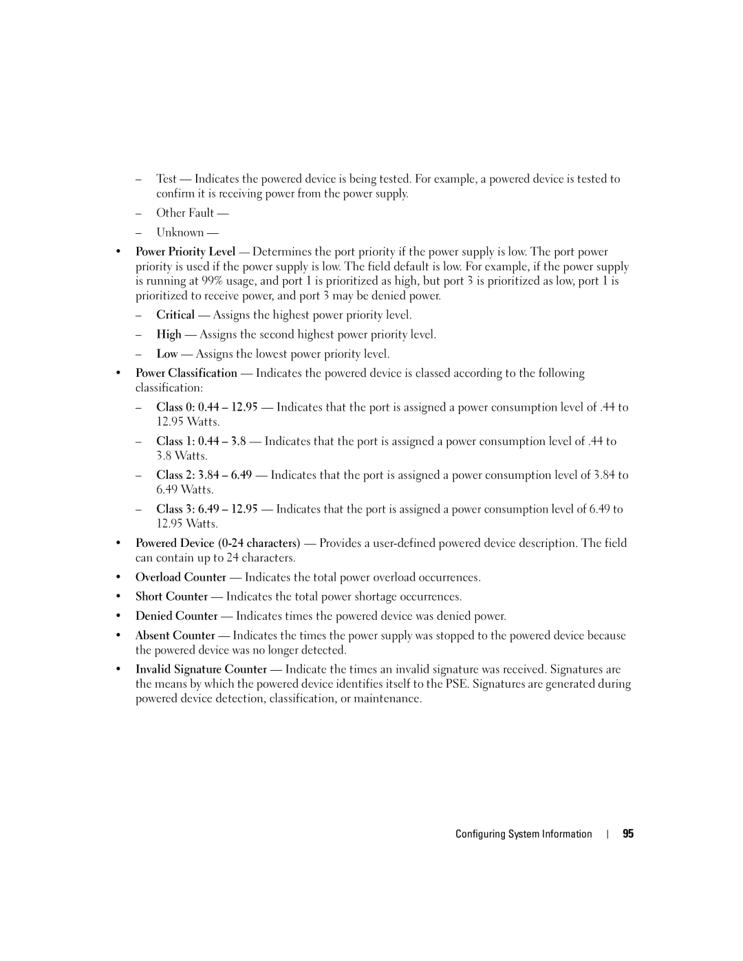 Dell 3548 manual Configuring System Information 