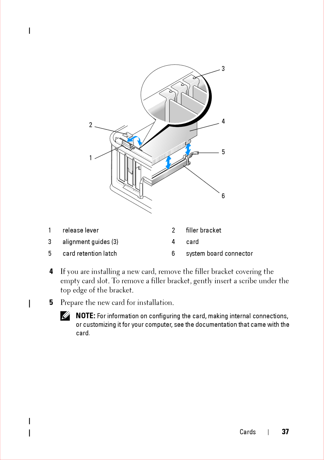 Dell 360 service manual Cards 