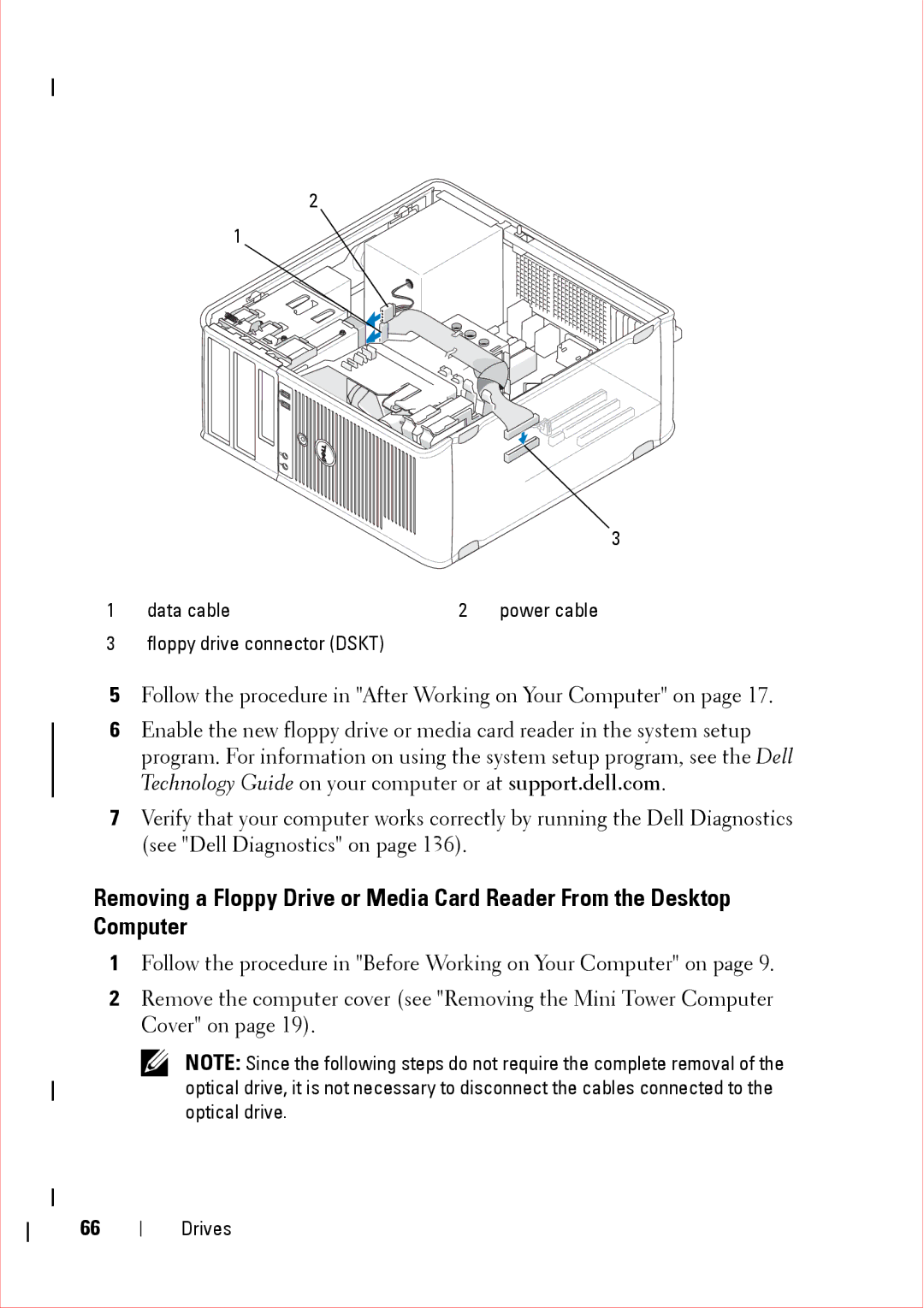 Dell 360 service manual Data cable 