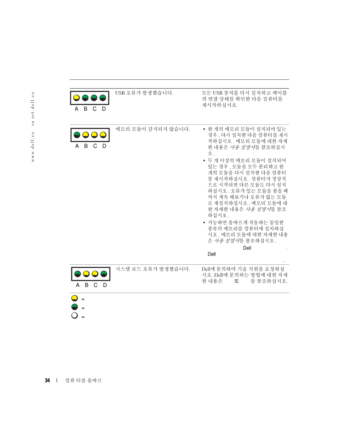 Dell 370, X3156 manual C D 