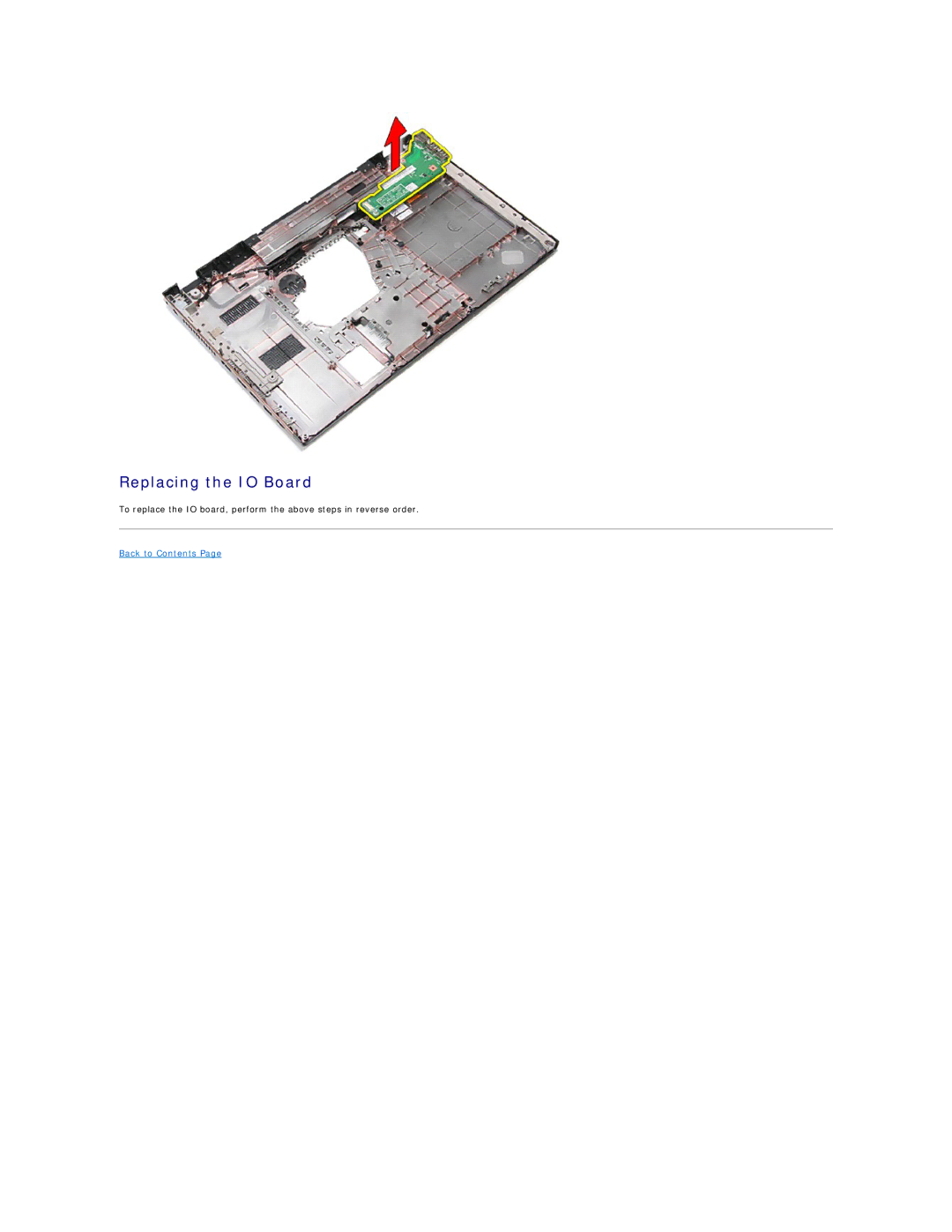 Dell 3700 specifications Replacing the IO Board 