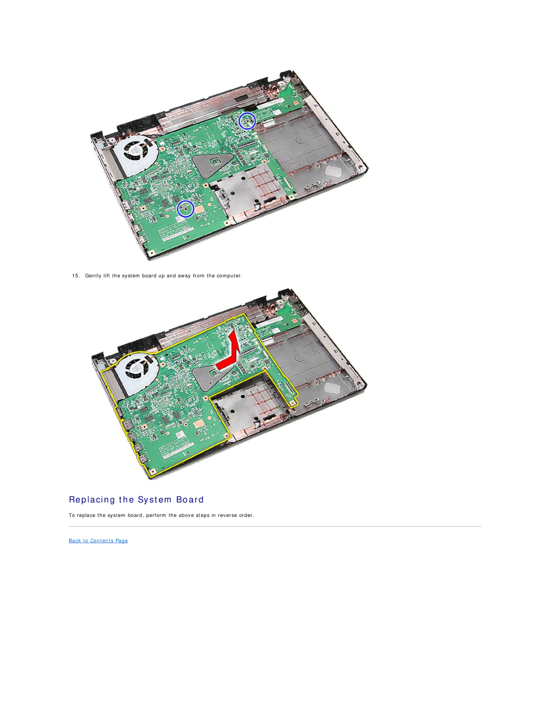 Dell 3700 specifications Replacing the System Board 