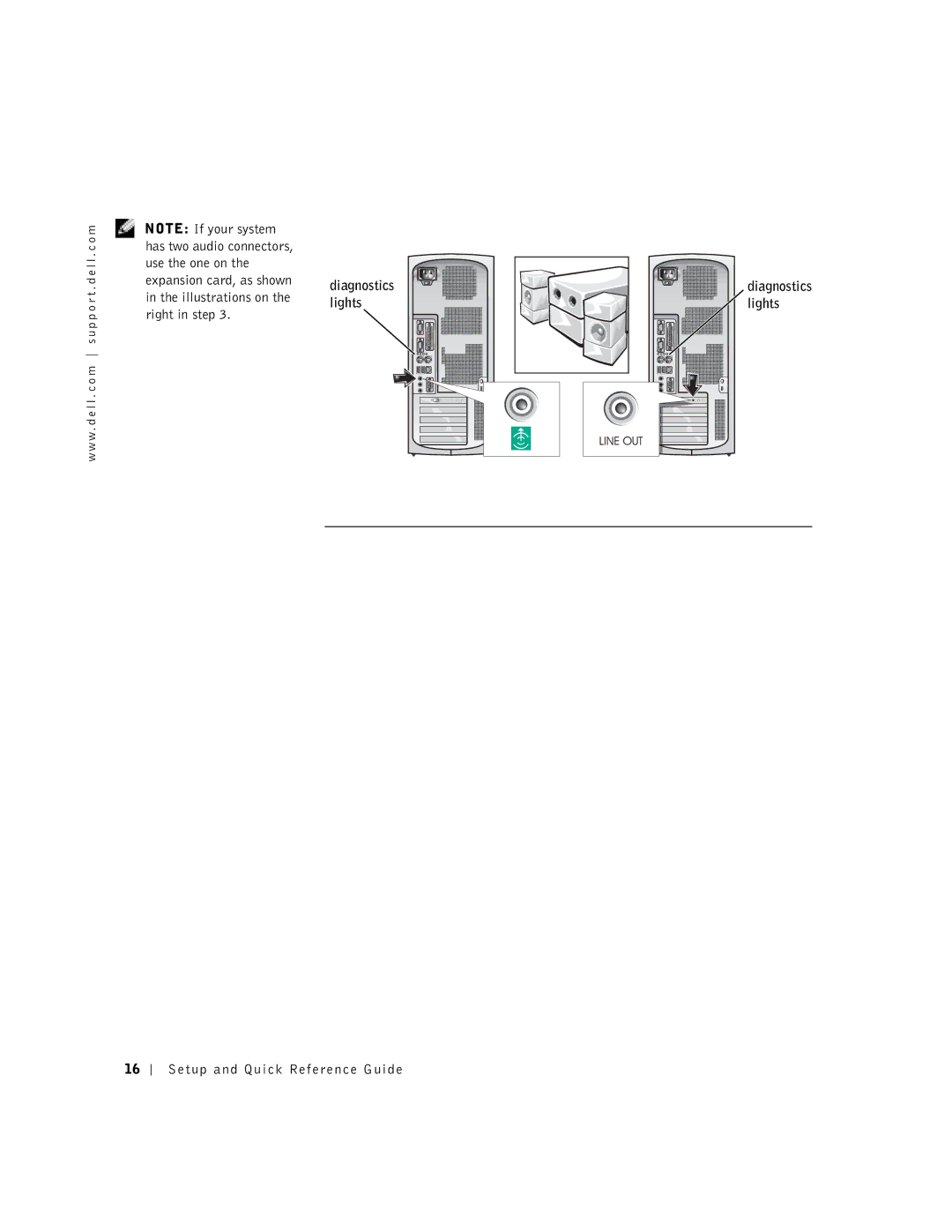 Dell 38WYD manual Illustrations on Lights Right in step 