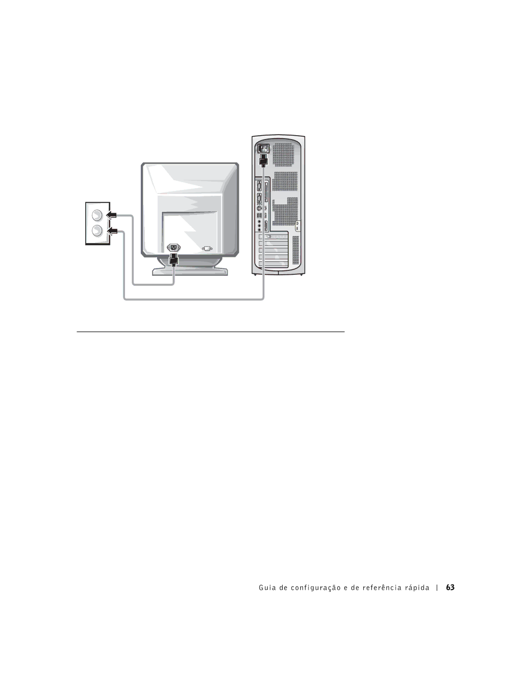 Dell 38WYD manual Guia de configuração e de referência rápida 