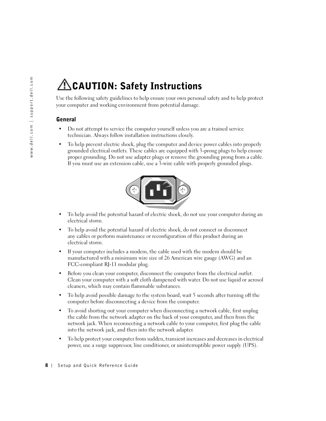 Dell 38WYD manual General 