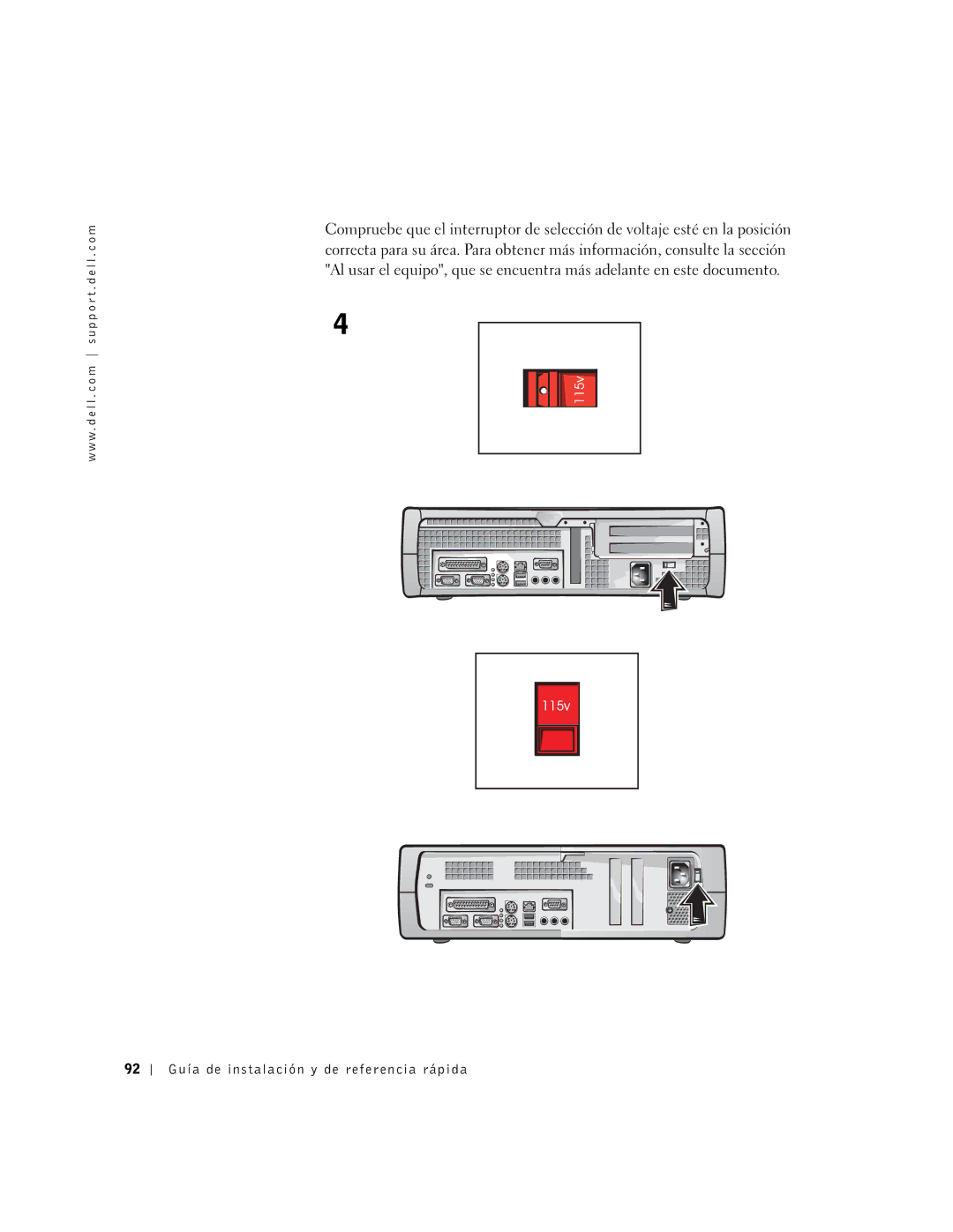 Dell 38WYD manual Guía de instalación y de referencia rápida 