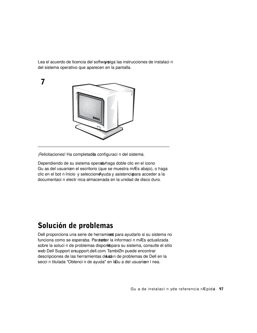 Dell 38WYD manual Solución de problemas 