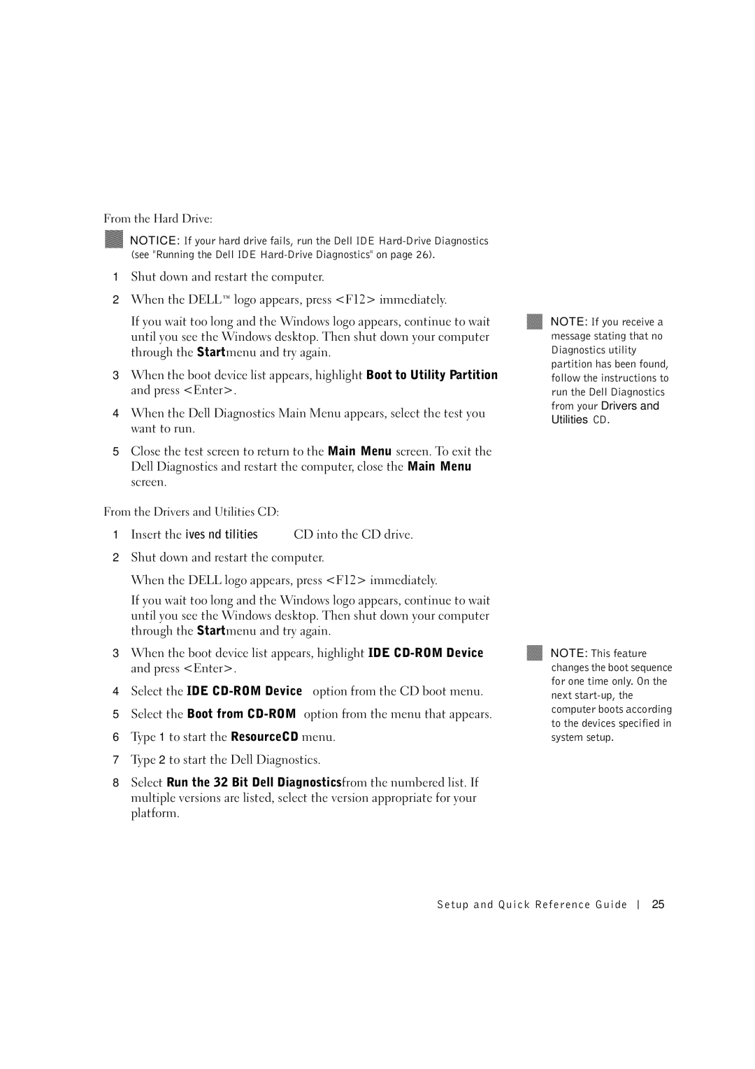 Dell 3U083 manual From the Hard Drive 